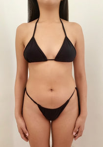 Monaco Triangle Top// Black