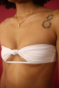 Sicily Bandeu Top // White