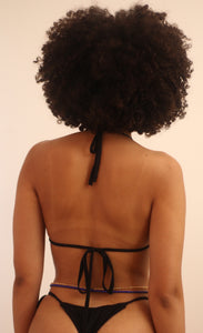 Monaco Triangle Top// Black
