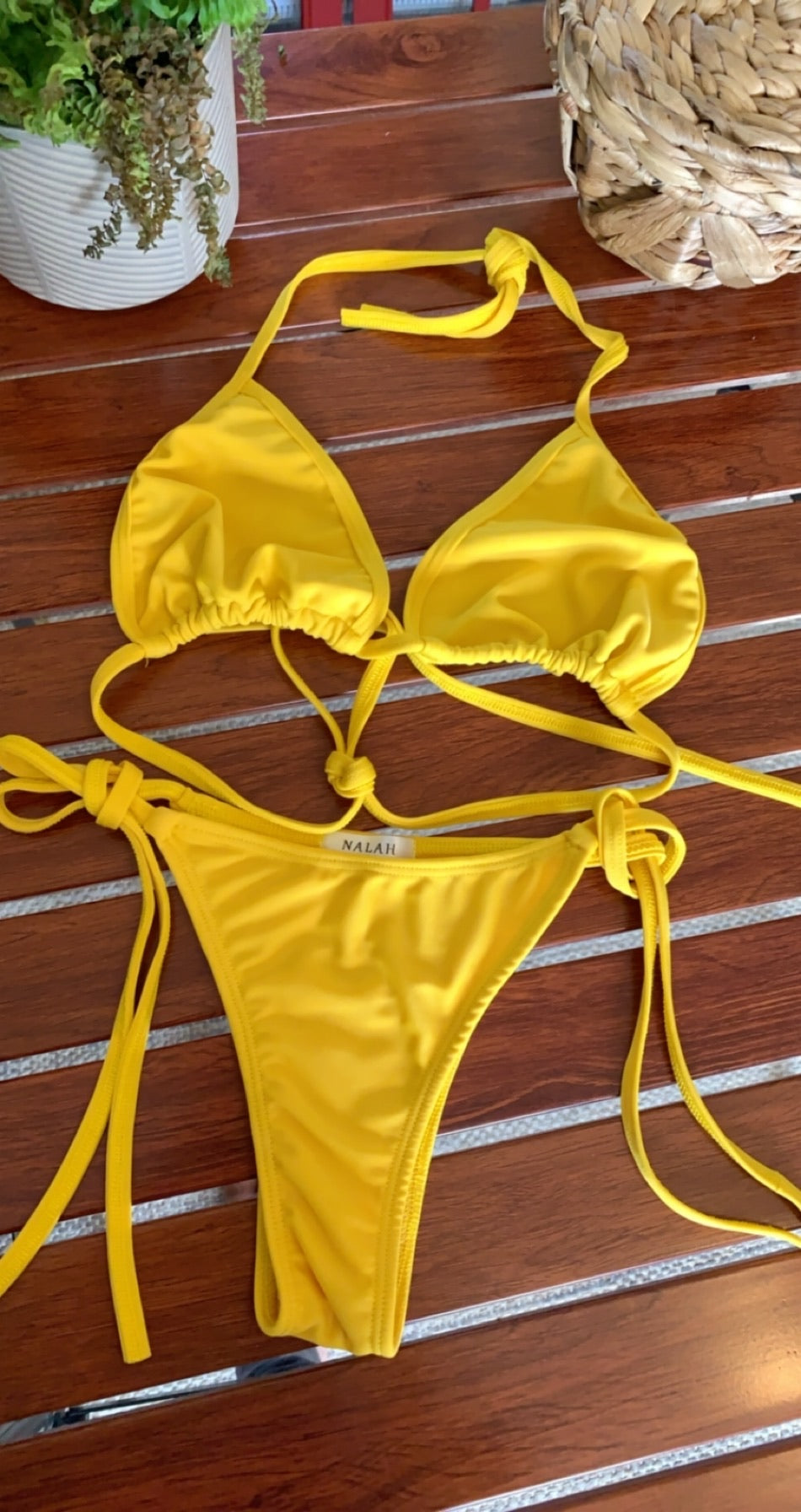 Monaco Bikini // Pineapple Yellow